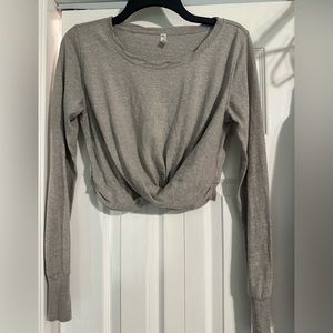 Free People Cropped long sleeve